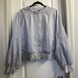 NWT Adidas Gray Glam Coverup Jacket Size M-